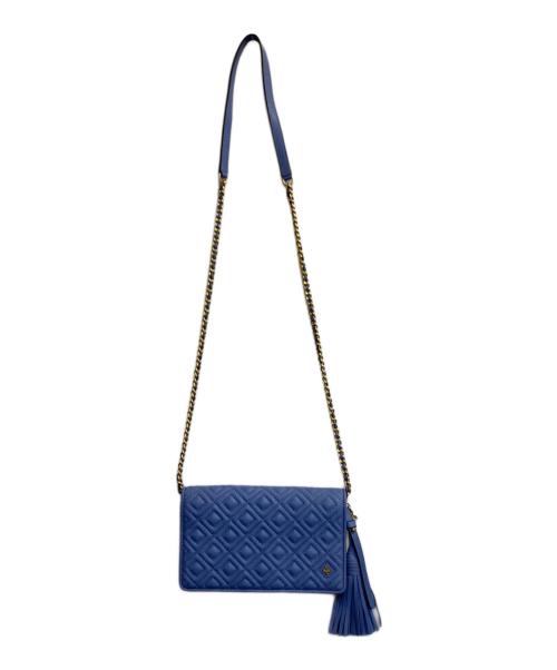 TORY BURCH（トリーバーチ）TORY BURCH (トリーバーチ) キルティングチェーンショルダーバッグ ラベンダーの古着・服飾アイテム