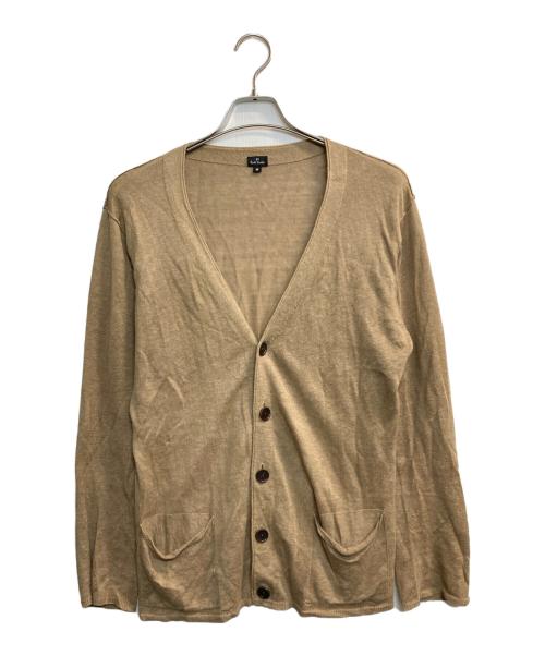 PS Paul Smith（ＰＳポールスミス）PS Paul Smith (ＰＳポールスミス) リネンニットカーディガン ベージュ サイズ:Mの古着・服飾アイテム