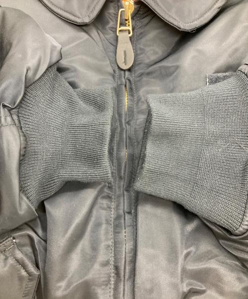 CAHLUMN（カウラム）CAHLUMN (カウラム) Magazine Pocket Flight Jacket ネイビー サイズ:ＸＸＬの古着・服飾アイテム