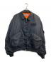 CAHLUMN（カウラム）の古着「Magazine Pocket Flight Jacket」｜ネイビー