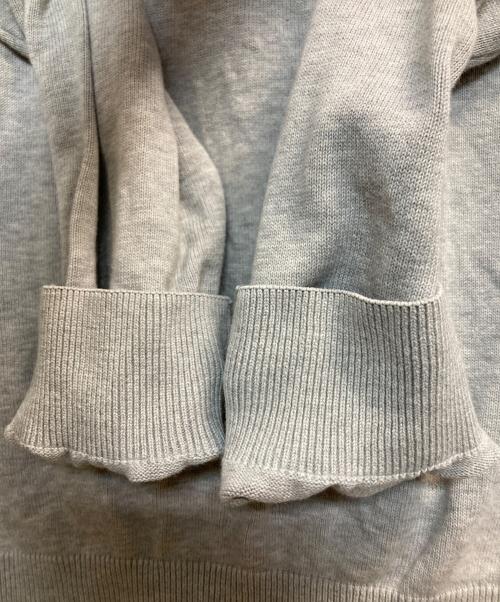 LACOSTE（ラコステ）LACOSTE (ラコステ) ワッペンワニライトウェイトスウェット グレー サイズ:Ｍの古着・服飾アイテム