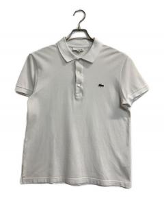 中古・古着通販】LACOSTE (ラコステ) ビッグワニポロシャツ ホワイト