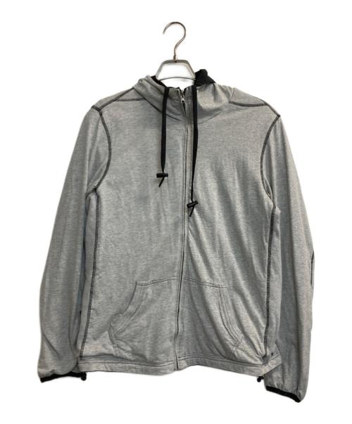 DIESEL（ディーゼル）DIESEL (ディーゼル) ブレイブマンバックプリントリバーシブルパーカー グレー サイズ:Mの古着・服飾アイテム