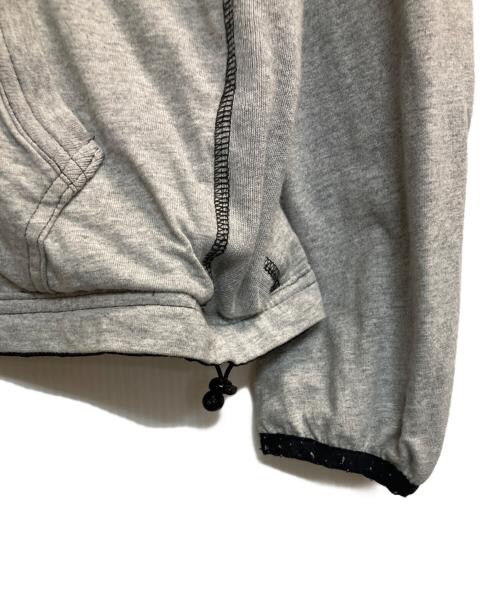 DIESEL（ディーゼル）DIESEL (ディーゼル) ブレイブマンバックプリントリバーシブルパーカー グレー サイズ:Mの古着・服飾アイテム