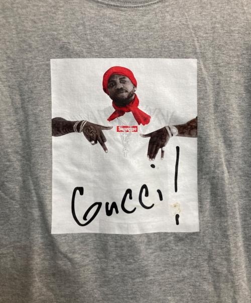 SUPREME（シュプリーム）Supreme (シュプリーム) Gucci Mane Tee グレー サイズ:Mの古着・服飾アイテム