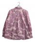 A BATHING APE (アベイシングエイプ) SOLID CAMO STRIPE RELAXED FIT SHIRT ピンク サイズ:L：8000円