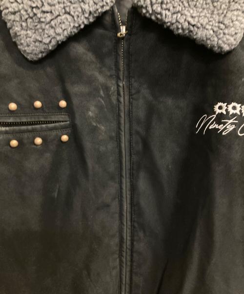 9090（9090）9090 (9090) Bullet Logo Detroit Jacket/ブレット ロゴ デトロイト ジャケット ブラック サイズ:XLの古着・服飾アイテム