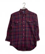 POLO RALPH LAURENポロ・ラルフローレン）の古着「WHITEFIELD チェックシャツ」｜レッド×ネイビー
