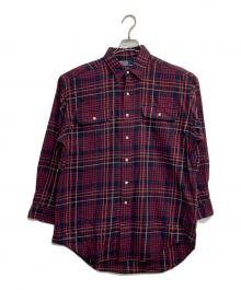 POLO RALPH LAUREN（ポロ・ラルフローレン）の古着「WHITEFIELD チェックシャツ」｜レッド×ネイビー