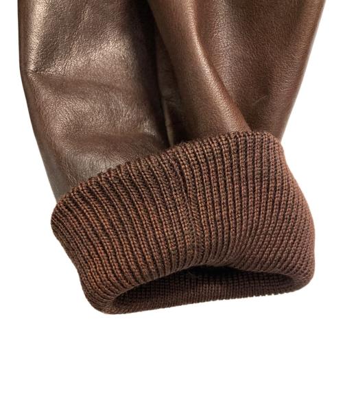 Golden Bear（ゴールデンベア）Golden Bear (ゴールデンベア) レザージャケット ブラウン サイズ:40の古着・服飾アイテム