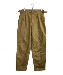 MHL（エムエイチエル）の古着「JAPANESE DENSE COTTON PANTS」｜カーキ