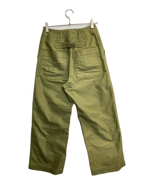 MHL（エムエイチエル）MHL (エムエイチエル) DENSE COTTON DRILL PANTS グリーンの古着・服飾アイテム