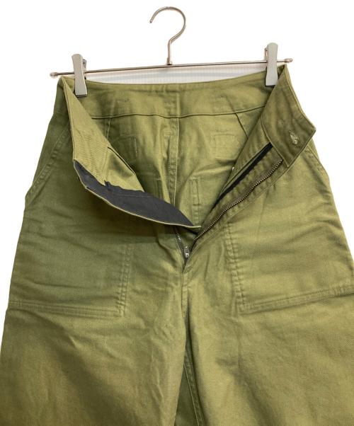 MHL（エムエイチエル）MHL (エムエイチエル) DENSE COTTON DRILL PANTS グリーンの古着・服飾アイテム