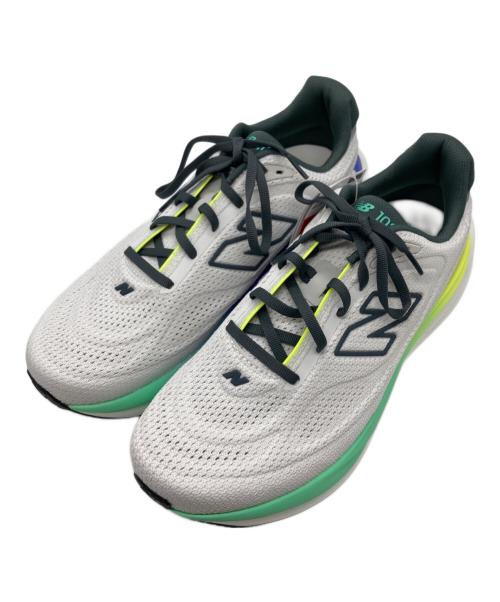 NEW BALANCE（ニューバランス）NEW BALANCE (ニューバランス) 1080v15 ローカットスニーカー グリーン×ホワイト サイズ:27.5cm 未使用品の古着・服飾アイテム