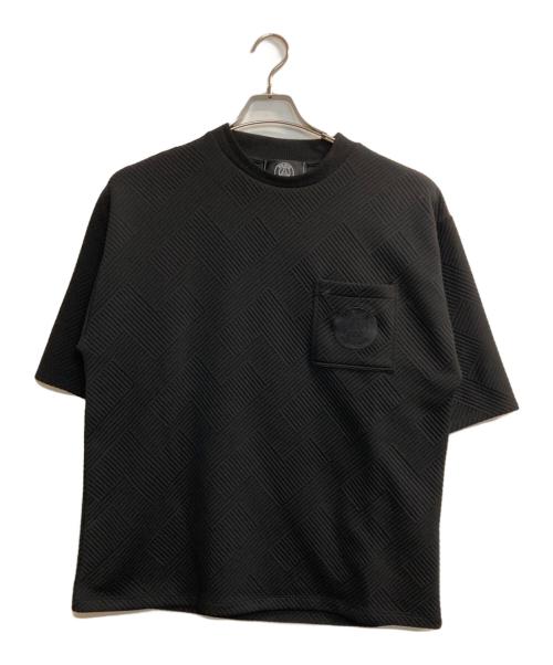 Paris Saint-Germain（パリサンジェルマン）Paris Saint-Germain (パリサンジェルマン) 3Dジオメトリックパターン Tシャツ ブラック サイズ:Ｌの古着・服飾アイテム
