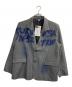 Youlaile studio（ユーライレ・スタジオ）の古着「Doodle Paint Big Jacket」｜グレー