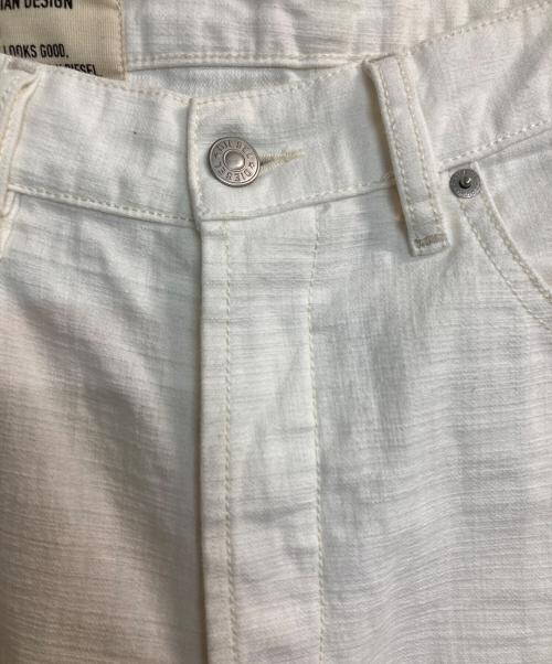 DIESEL（ディーゼル）DIESEL (ディーゼル) デニムパンツ ホワイト サイズ:W31 L32の古着・服飾アイテム