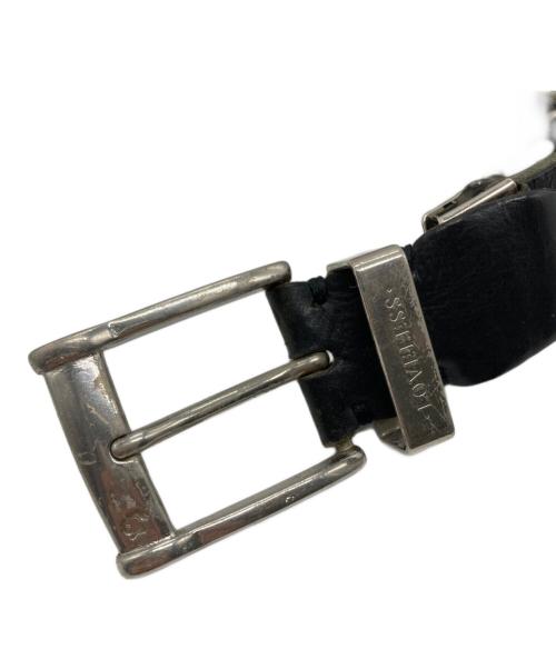 LOVELESS（ラブレス）LOVELESS (ラブレス) レザースタッズベルト ブラック サイズ:-の古着・服飾アイテム