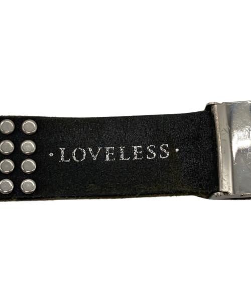 LOVELESS（ラブレス）LOVELESS (ラブレス) レザースタッズベルト ブラック サイズ:-の古着・服飾アイテム