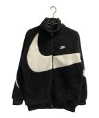 NIKEナイキ）の古着「AS M NSW VW SWSH FULL ZIP」｜ブラック×ホワイト