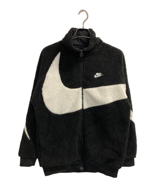 NIKE（ナイキ）NIKE (ナイキ) AS M NSW VW SWSH FULL ZIP ブラック×ホワイト サイズ:Ｌの古着・服飾アイテム
