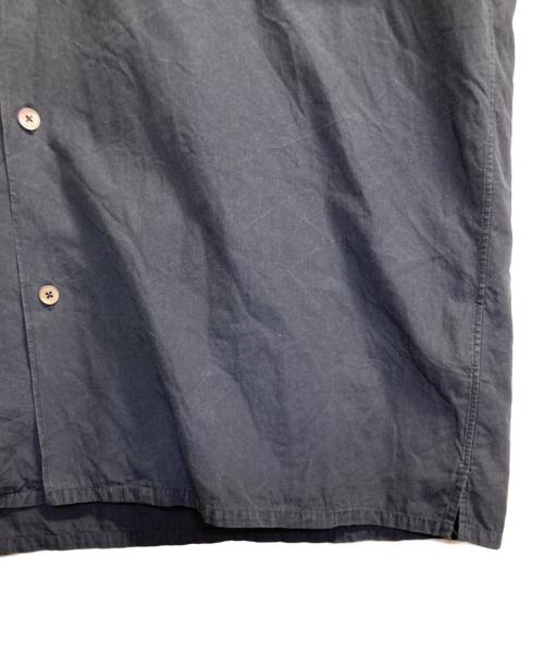 COMOLI（コモリ）COMOLI (コモリ) ショートスリーブコットンシャツ ネイビー サイズ:1の古着・服飾アイテム