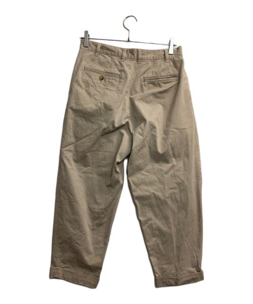 BEAMS PLUS（ビームスプラス）BEAMS PLUS (ビームスプラス) 2 Pleats Tapered Twill ベージュ サイズ:Ｓの古着・服飾アイテム