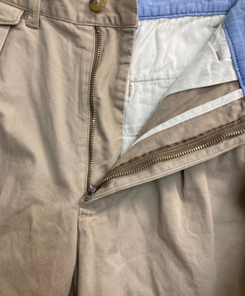 BEAMS PLUS（ビームスプラス）BEAMS PLUS (ビームスプラス) 2 Pleats Tapered Twill ベージュ サイズ:Ｓの古着・服飾アイテム