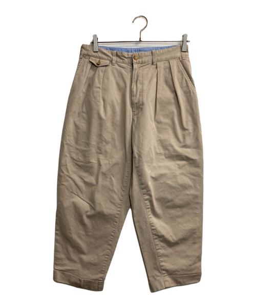 BEAMS PLUS（ビームスプラス）BEAMS PLUS (ビームスプラス) 2 Pleats Tapered Twill ベージュ サイズ:Sの古着・服飾アイテム