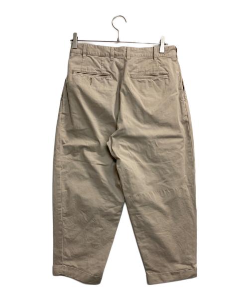 BEAMS PLUS（ビームスプラス）BEAMS PLUS (ビームスプラス) 2 Pleats Tapered Twill ベージュ サイズ:Sの古着・服飾アイテム