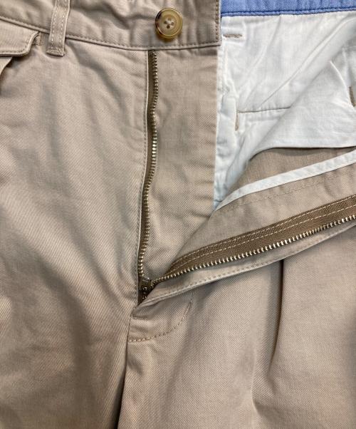 BEAMS PLUS（ビームスプラス）BEAMS PLUS (ビームスプラス) 2 Pleats Tapered Twill ベージュ サイズ:Sの古着・服飾アイテム