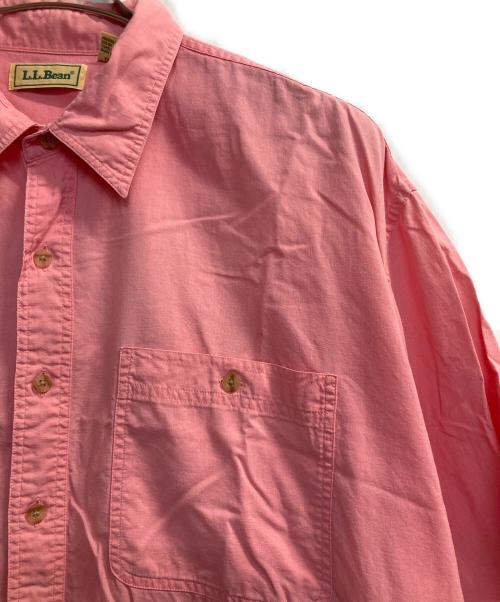 L.L.Bean（エルエルビーン）L.L.Bean (エルエルビーン) 両ポケットS/Sシャツ ピンク サイズ:ＸＬの古着・服飾アイテム