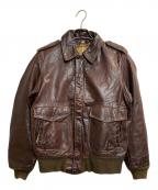 Schottショット）の古着「80s A-2 LEATHER FLIGHT JACKET」｜ブラウン