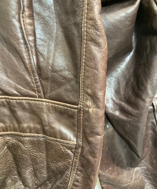 Schott（ショット）Schott (ショット) 80s A-2 LEATHER FLIGHT JACKET ブラウン サイズ:38の古着・服飾アイテム