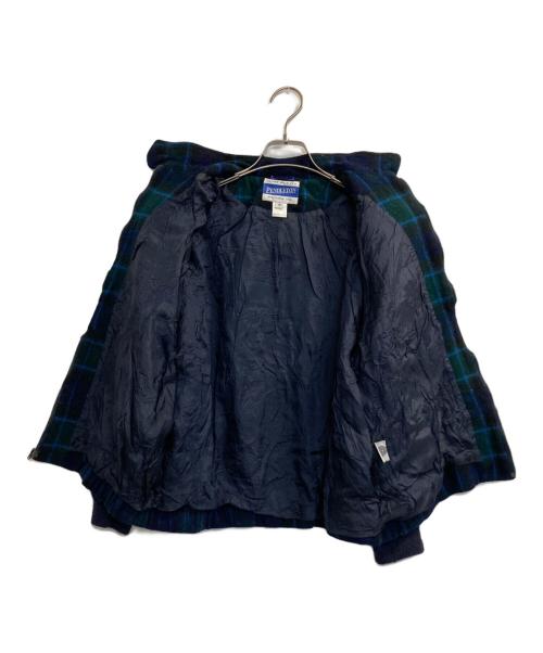 PENDLETON（ペンドルトン）PENDLETON (ペンドルトン) 90s T/C wool jacket グリーン サイズ:Ｍの古着・服飾アイテム