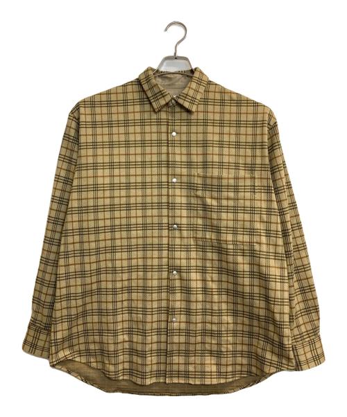 CURLY&Co.（カーリー）CURLY&Co. (カーリー) シャツジャケット ベージュ サイズ:3の古着・服飾アイテム