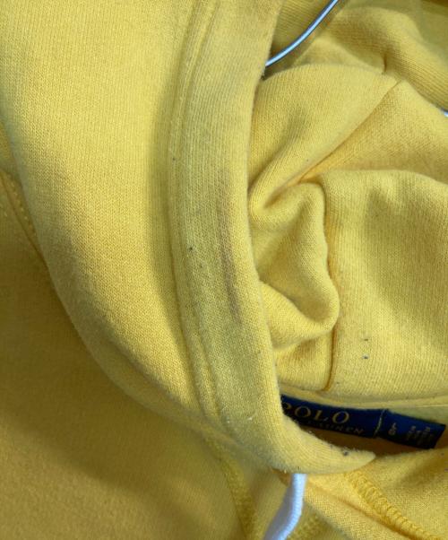 POLO RALPH LAUREN（ポロ・ラルフローレン）POLO RALPH LAUREN (ポロ・ラルフローレン) ワンポイントパーカー イエロー サイズ:Ｌの古着・服飾アイテム