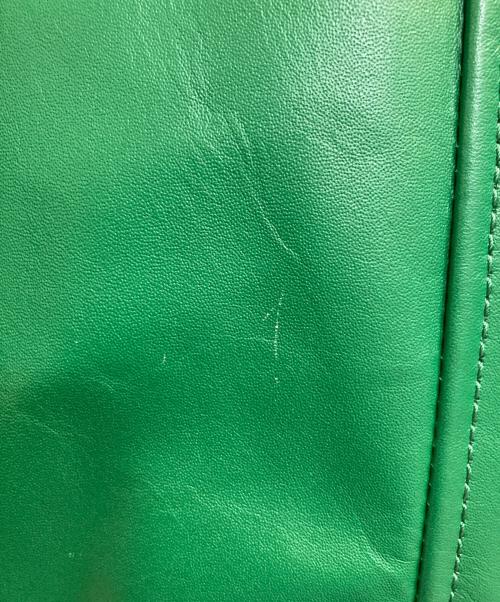 Liugoo Leathers（リューグーレザーズ）LIUGOO LEATHERS (リューグーレザーズ) ライナー付レザージャケット グリーン サイズ:Ｌの古着・服飾アイテム