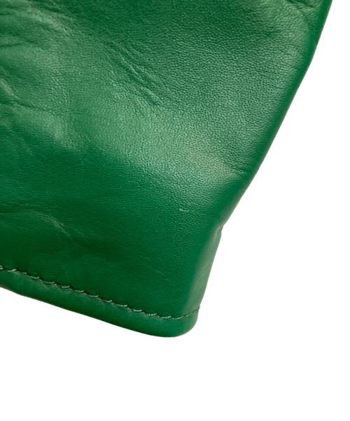 Liugoo Leathers（リューグーレザーズ）LIUGOO LEATHERS (リューグーレザーズ) ライナー付レザージャケット グリーン サイズ:Ｌの古着・服飾アイテム