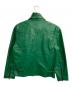 LIUGOO LEATHERS (リューグーレザーズ) ライナー付レザージャケット グリーン サイズ:Ｌ：12000円