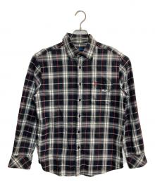 BURBERRY LONDON（バーバリーロンドン）の古着「チェックシャツ」｜ブラック×レッド