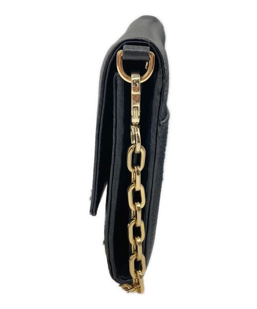 TORY BURCH（トリーバーチ）TORY BURCH (トリーバーチ) チェーンショルダーバッグ ブラックの古着・服飾アイテム