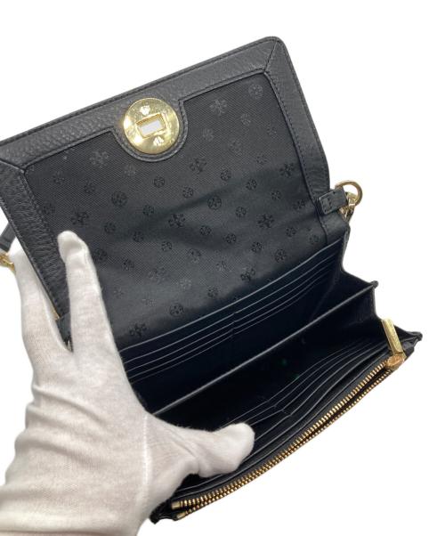 TORY BURCH（トリーバーチ）TORY BURCH (トリーバーチ) チェーンショルダーバッグ ブラックの古着・服飾アイテム