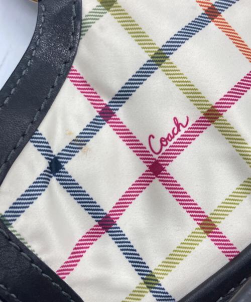 COACH（コーチ）COACH (コーチ) レザーワンショルダーバッグ ブラックの古着・服飾アイテム