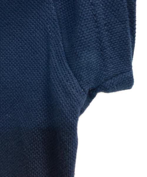 LORO PIANA（ロロピアーナ）LORO PIANA (ロロピアーナ) コットン鹿の子イタリアンカラーS/Sシャツ ネイビー サイズ:-の古着・服飾アイテム
