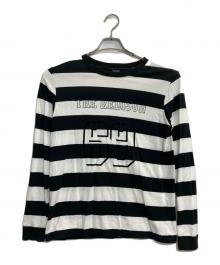 NUMBER (N)INE（ナンバーナイン）の古着「15AW ボーダーカットソー」｜ブラック×ホワイト