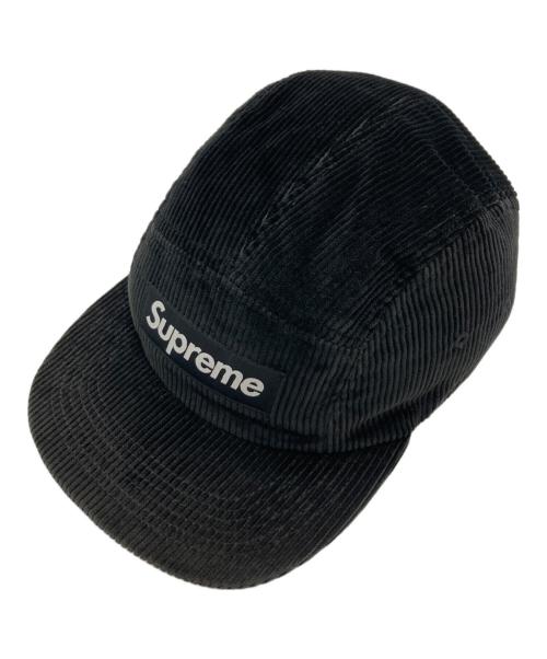 SUPREME（シュプリーム）Supreme (シュプリーム) Corduroy Camp Cap ブラックの古着・服飾アイテム