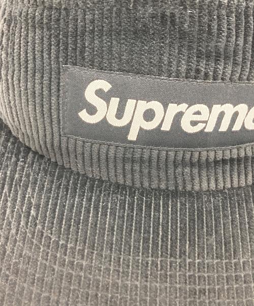 SUPREME（シュプリーム）Supreme (シュプリーム) Corduroy Camp Cap ブラックの古着・服飾アイテム