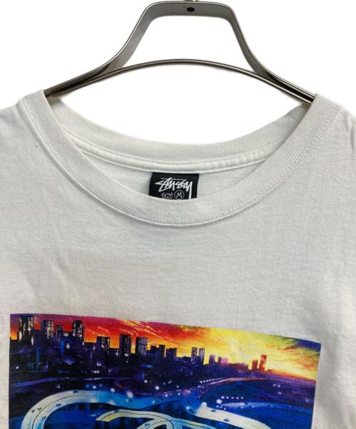 stussy（ステューシー）stussy (ステューシー) ハイウェイTee ホワイト サイズ:Ｍの古着・服飾アイテム