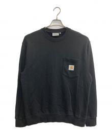 Carhartt WIP（カーハート ワーク イン プログレス）の古着「POCKET SWEAT」｜ブラック